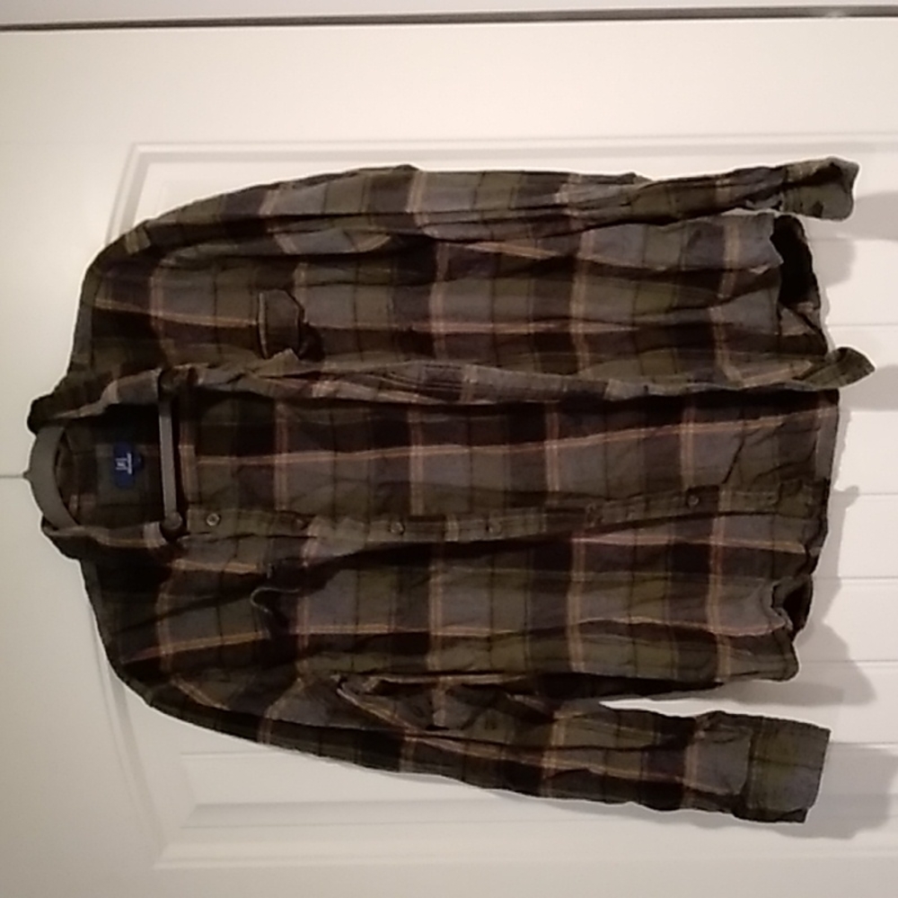 George Plaid Button down long sleeve shirt - Picture 1 of 3
